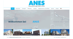 Desktop Screenshot of anesbau.de